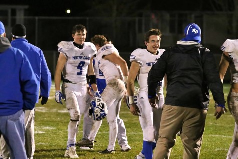 Triton players excited over big win.