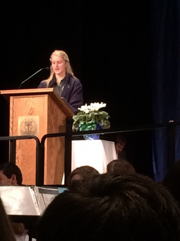 Senior Lizzy Smith talks about how important Catholic education has been to her.
