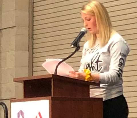 NDA Junior Tells Her Story, Inspires 1600 at Be the Light Event
