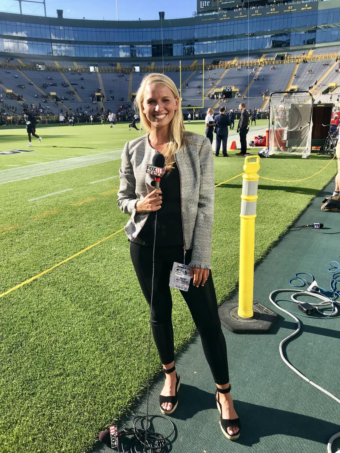 Carly Noble Pursues Nfl Dreams As A Sports Reporter – The Tritonian