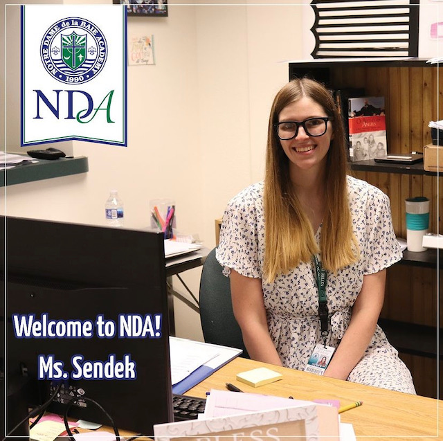 Miranda Sendek:  NDAs Newest English Teacher