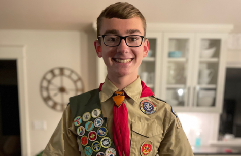 Chrudimsky Gives Back to Grade School, Named Eagle Scout