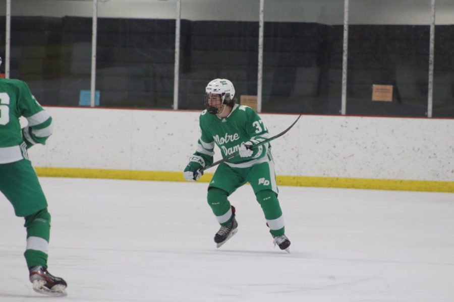 Sophomore Kade McCarron Plays Big Role in Hockey Success