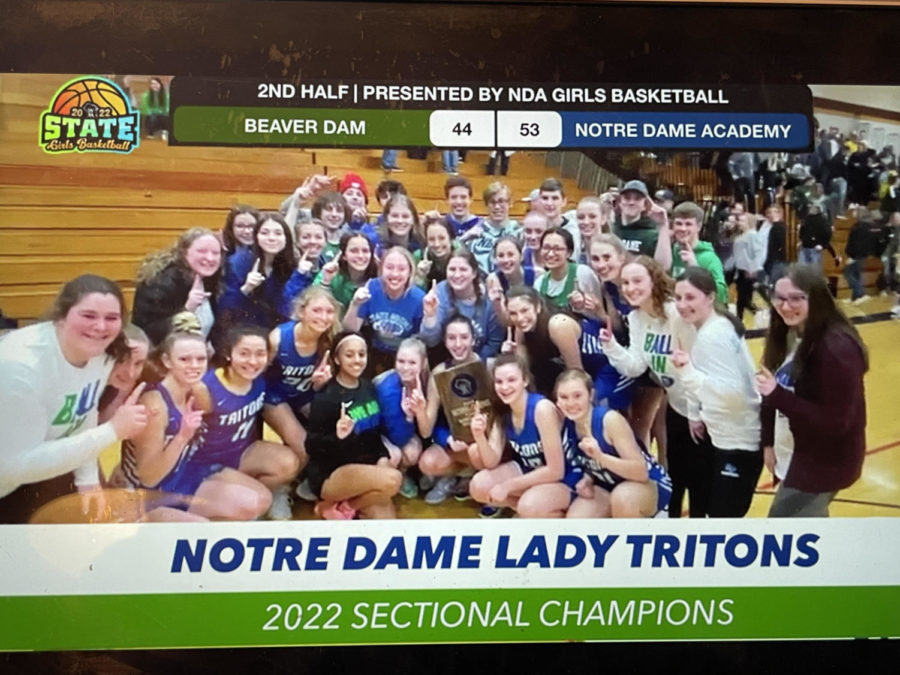 Lady Tritons Defeat Beaver Dam, Play Menominee at State Tournament on Friday