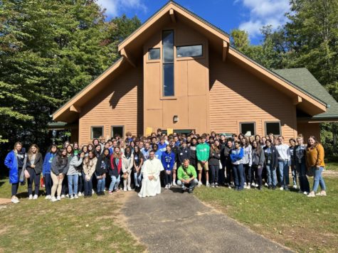 Sophomores Enjoy, Grow from Retreat to Camp Tel