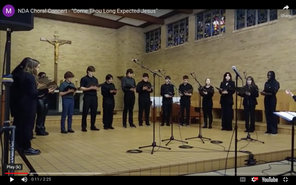 Choir Director Hinnendael Brings Sacred Choral Concert to NDA Chapel