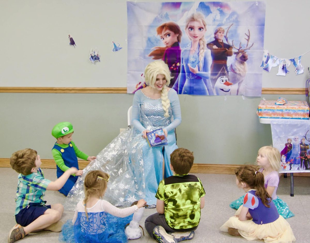 NDAs Own Princess Entertains Children with The Princess Company