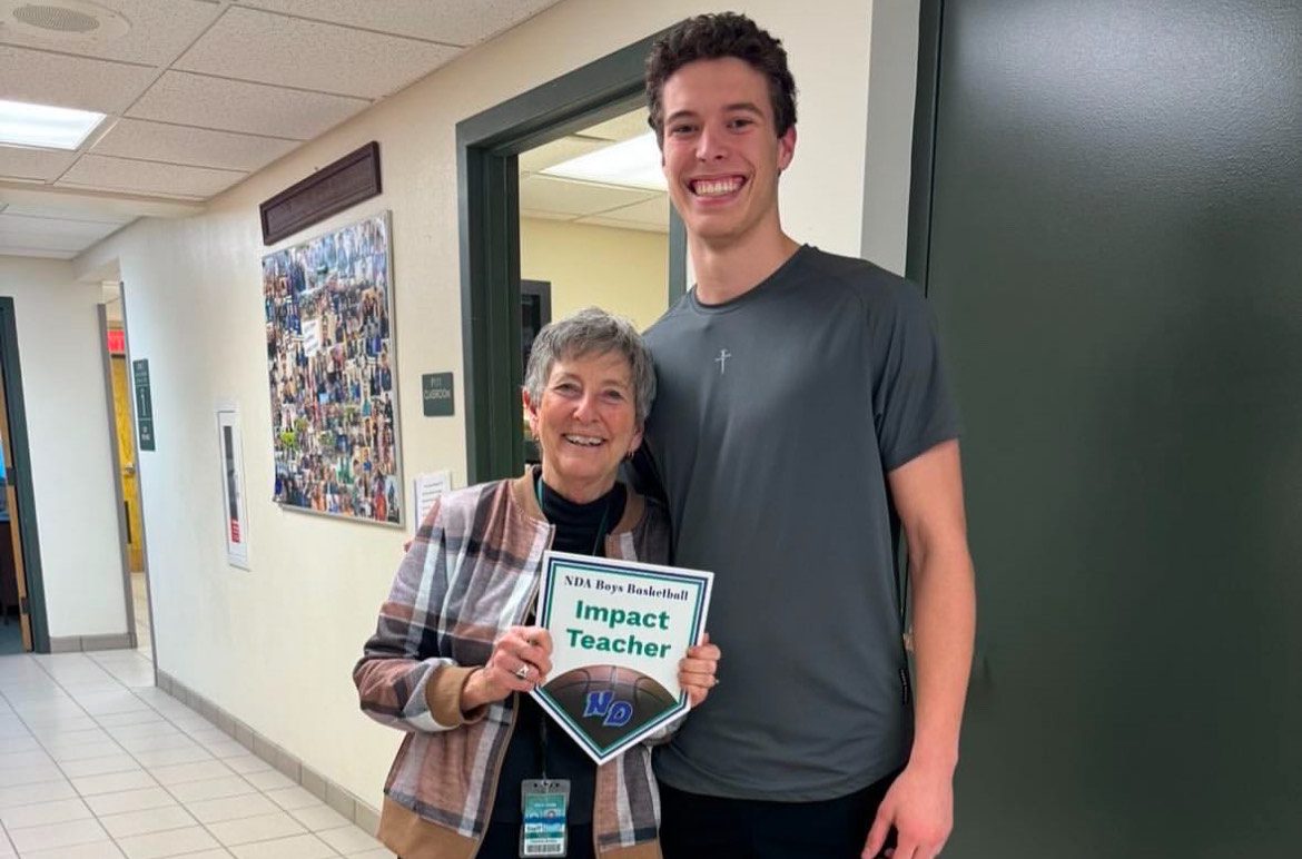 Boys' Basketball Seniors Recognize Their 'Impact Teachers' at Senior Night