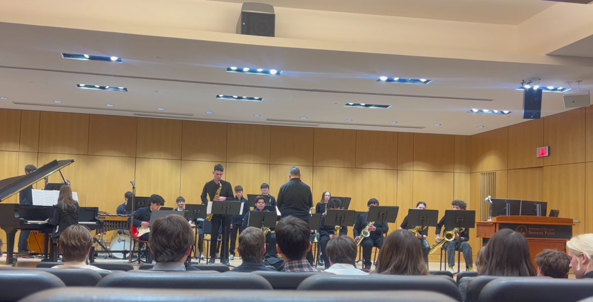 Jazz Band Travels to UW-Stevens Point for Music and Mentorship