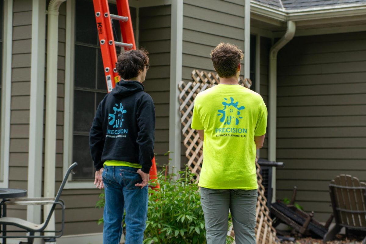 Two NDA Seniors Own, Run Precision Exterior Cleaning