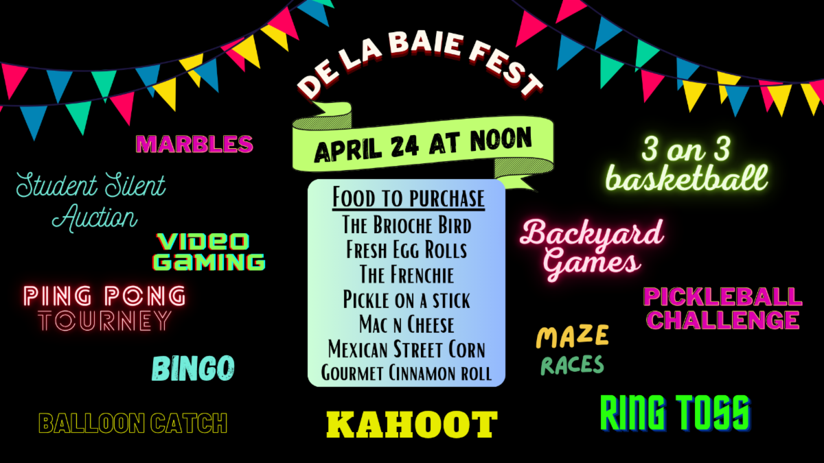 Friday's De La Baie Fest Activities Bring 'Nothing but Fun' to Students, Staff